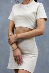 IVORY CROPPED TOP
