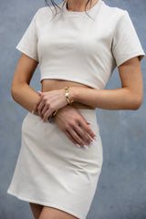 IVORY CROPPED TOP