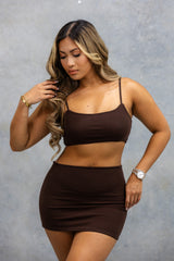 ESPRESSO MINI SKIRT