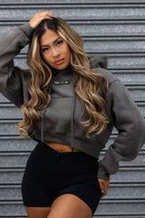 WOLF GREY ULTIMATE COMFORT CROP