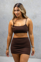 ESPRESSO MINI SKIRT