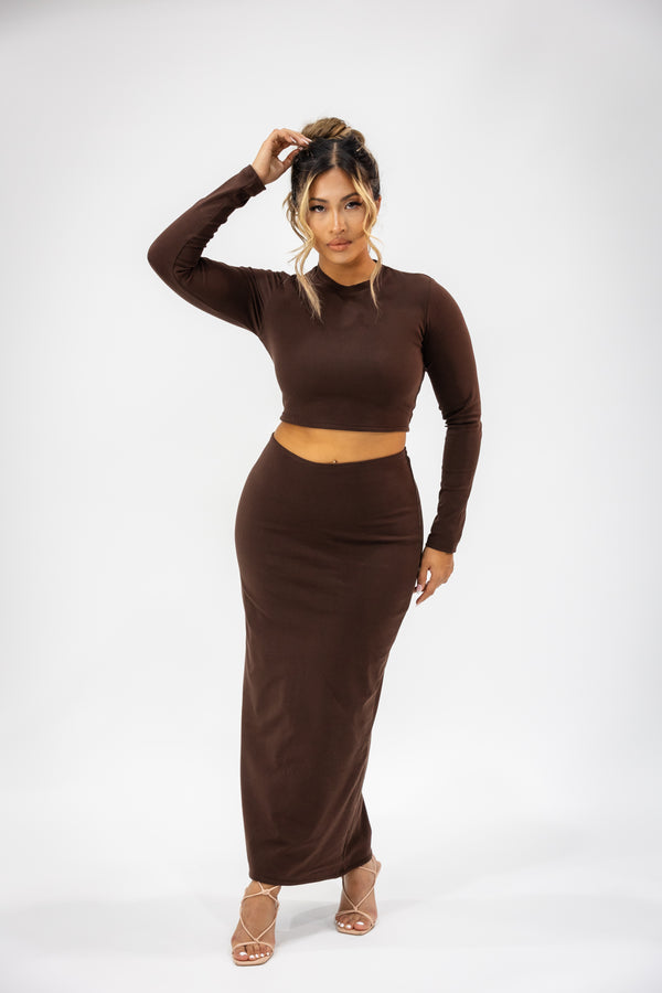 ESPRESSO MAXI SKIRT