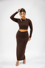 ESPRESSO MAXI SKIRT