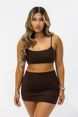 ESPRESSO MINI SKIRT