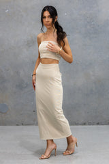 IVORY MAXI SKIRT